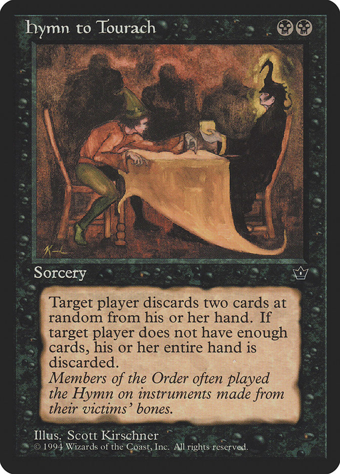 トーラックへの賛歌／Hymn to Tourach - MTGフレーバーテキストwiki